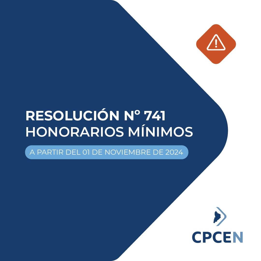 Resolución 741 - Honorarios Mínimos