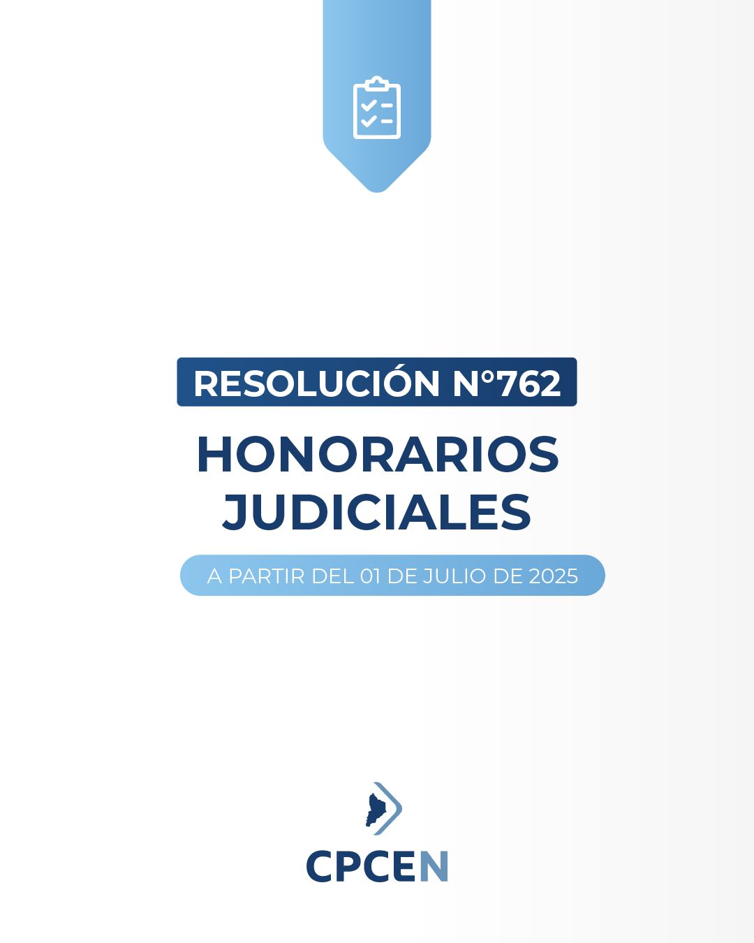 Resolución 762 - HONORARIOS JUDICIALES