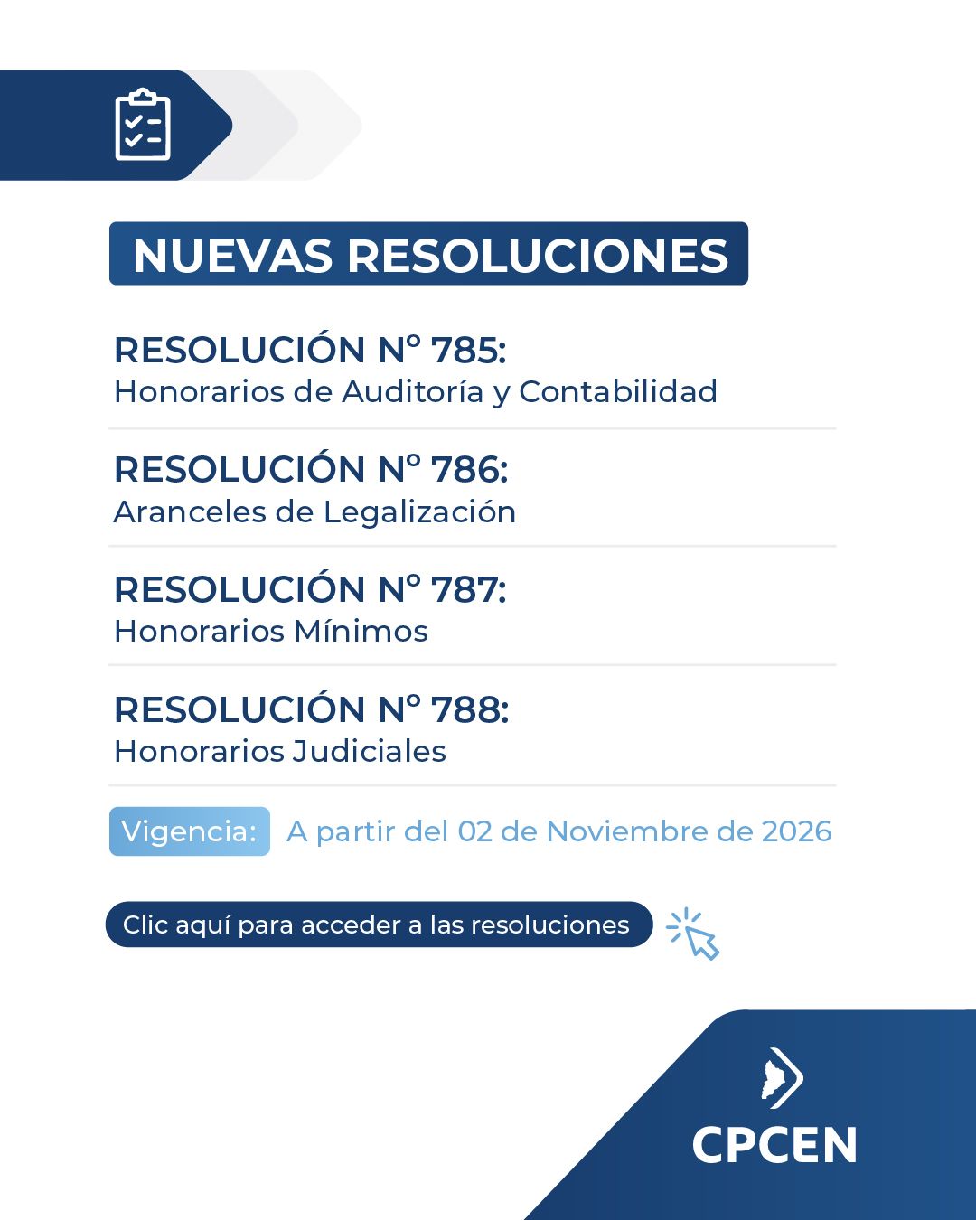 Resoluciones 11-2026