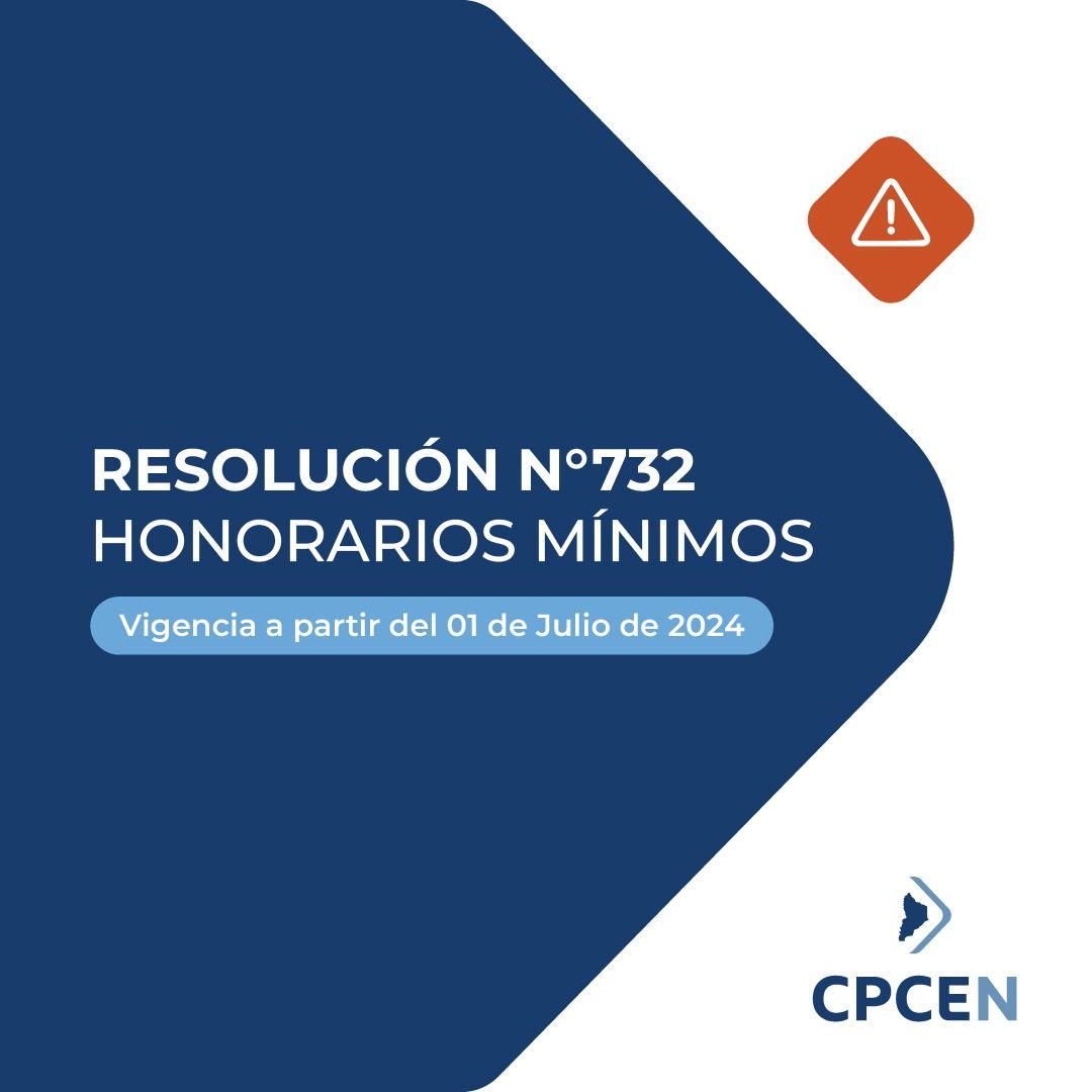 Resolución 732 - Honorarios Mínimos